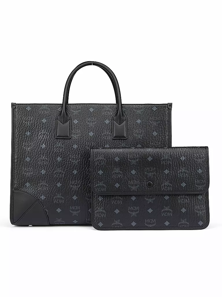 MCM Tasche Tote Bag MUNCHEN L schwarz